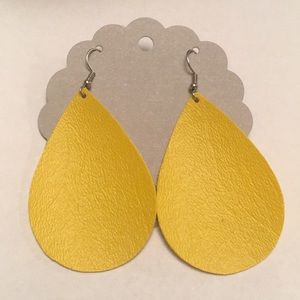 Leather earrings!